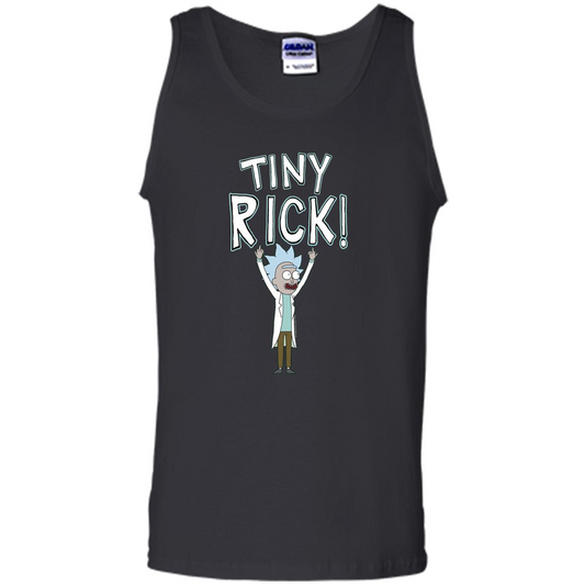 TV Series T-shirt Tiny Rick T-shirt Black
