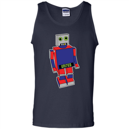 Robot T-shirt Gift for Kids Navy