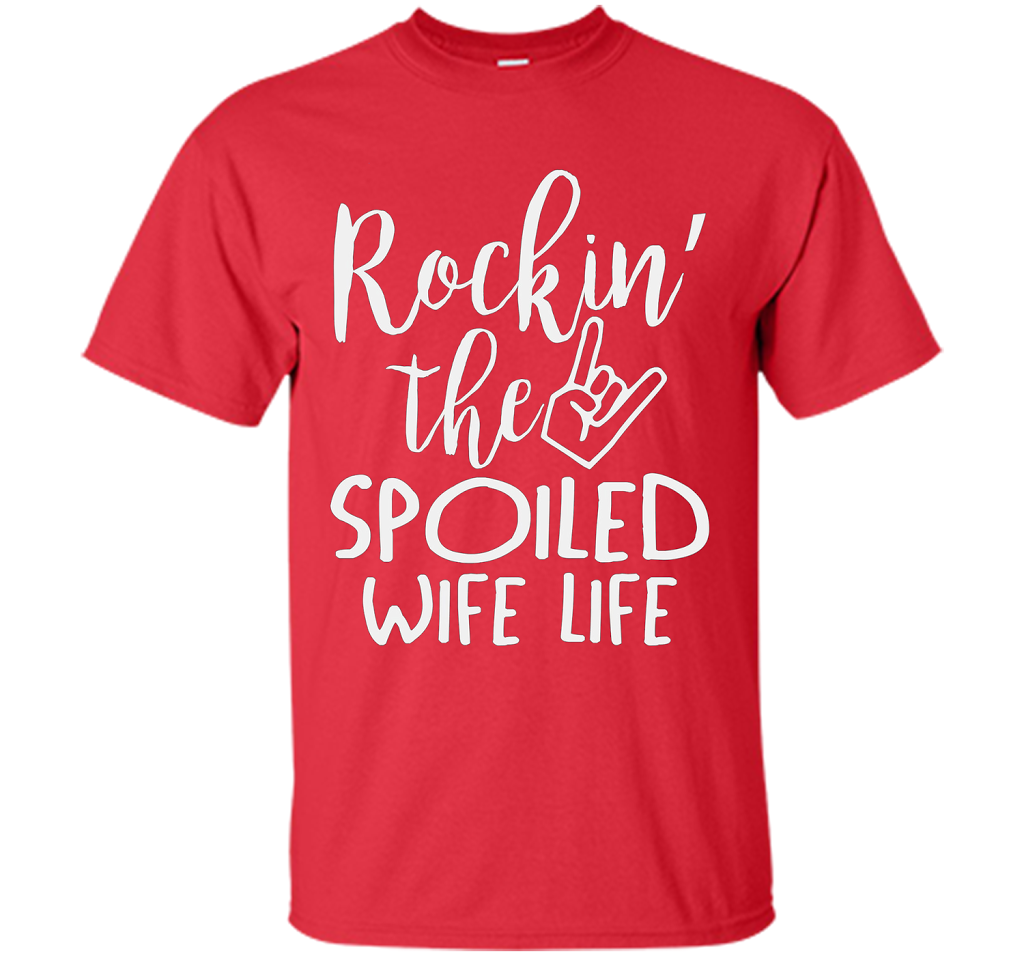 Rockin The Spoiled Girlfriend Life T-shirt Red