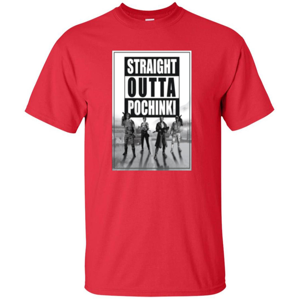 Straight Outta Pochinki T-shirt Red