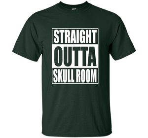 Straight Outta Skull Room Chiari Malformation T-shirt