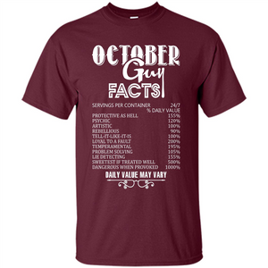 October Guy Facts T-shirt