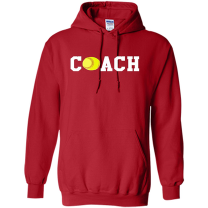 Softball Coach Gift T-shirt Red