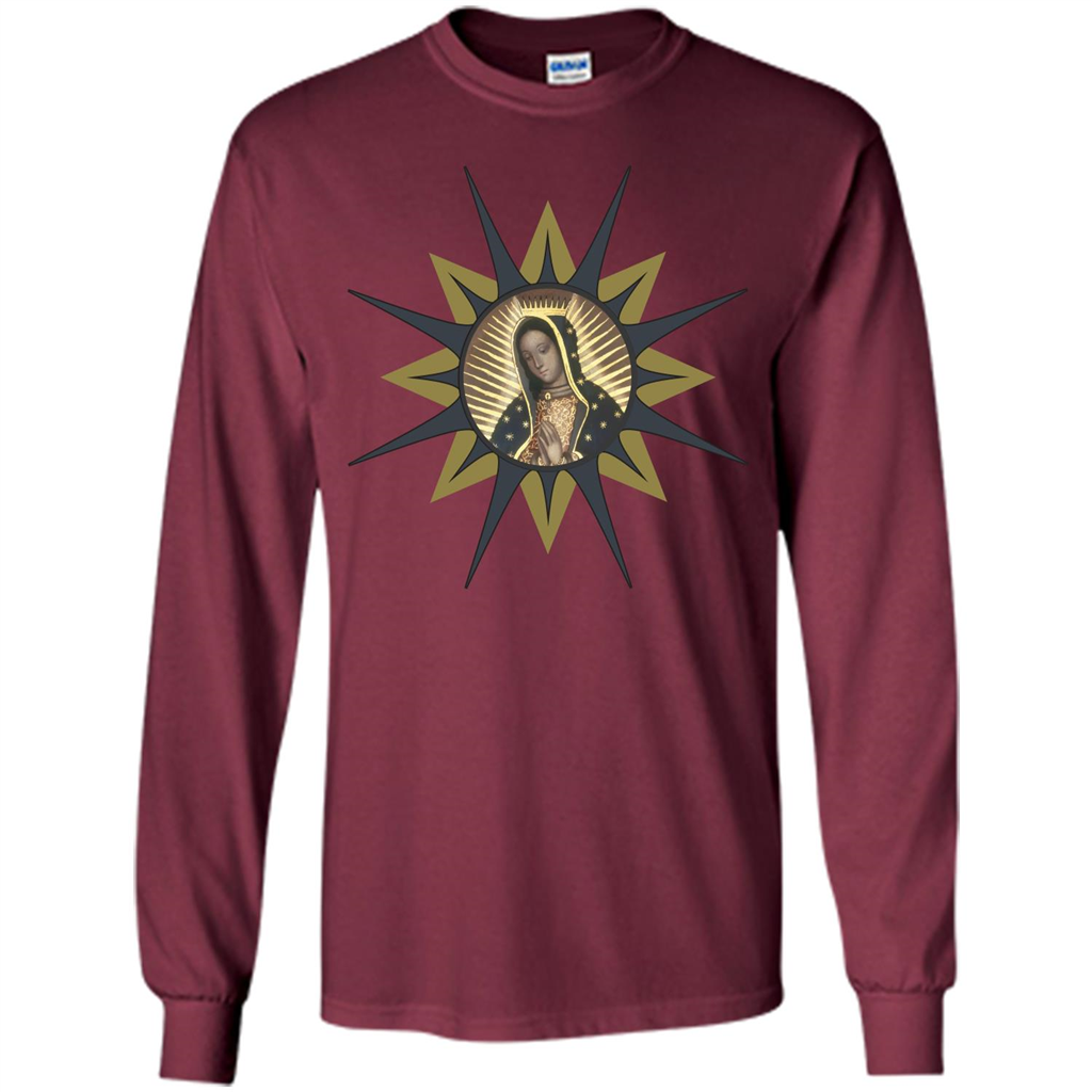 Virgen de Guadalupe T-shirt Maroon