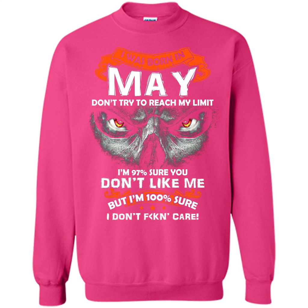 May T-shirt I Was Born In May T-shirt Heliconia