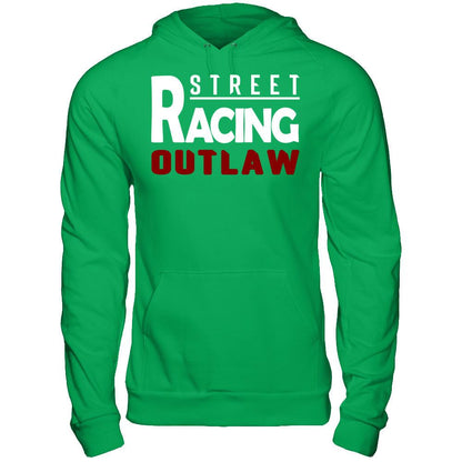 Street Racing Outlaw Gildan - Pullover Hoodie Irish Green