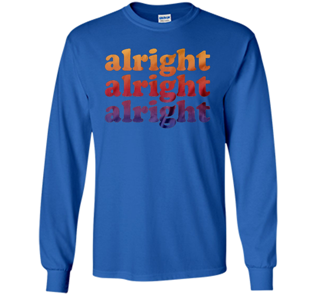 Alright Alright Alright T-shirt Royal