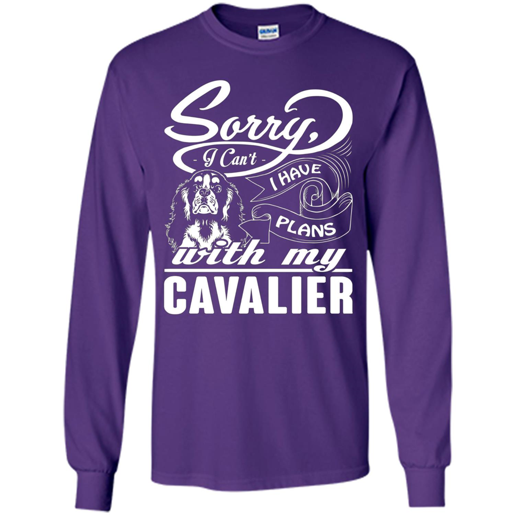 I Have Plans With My Cavalier T-shirt Purple