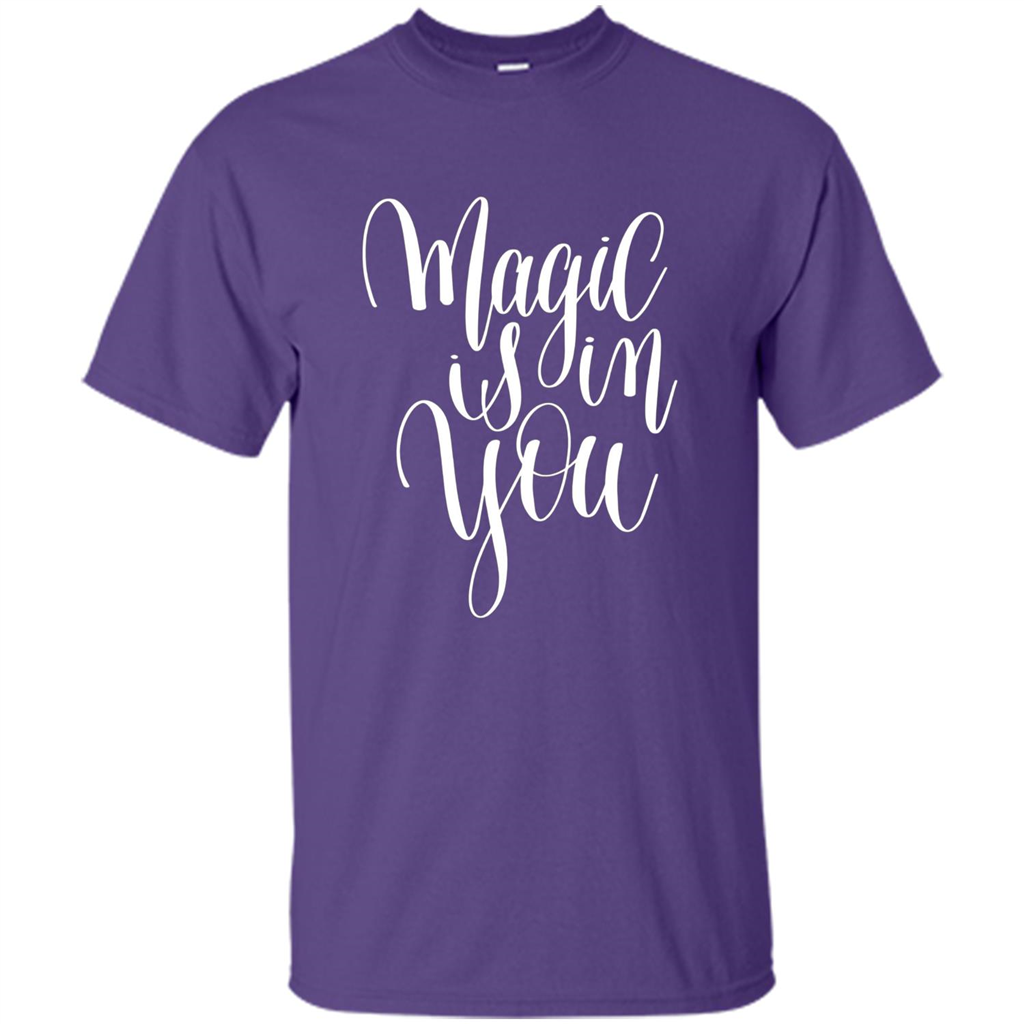 Magic Is In You T-shirt Purple