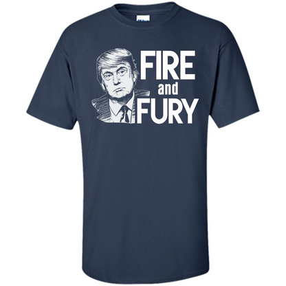 American T-shirt Fire And Fury Navy