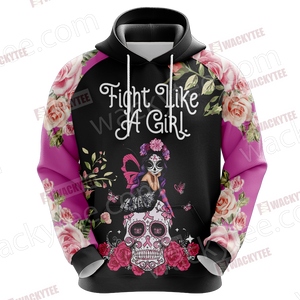 Breast Cancer - Fight Like A Girl 3D Hoodie