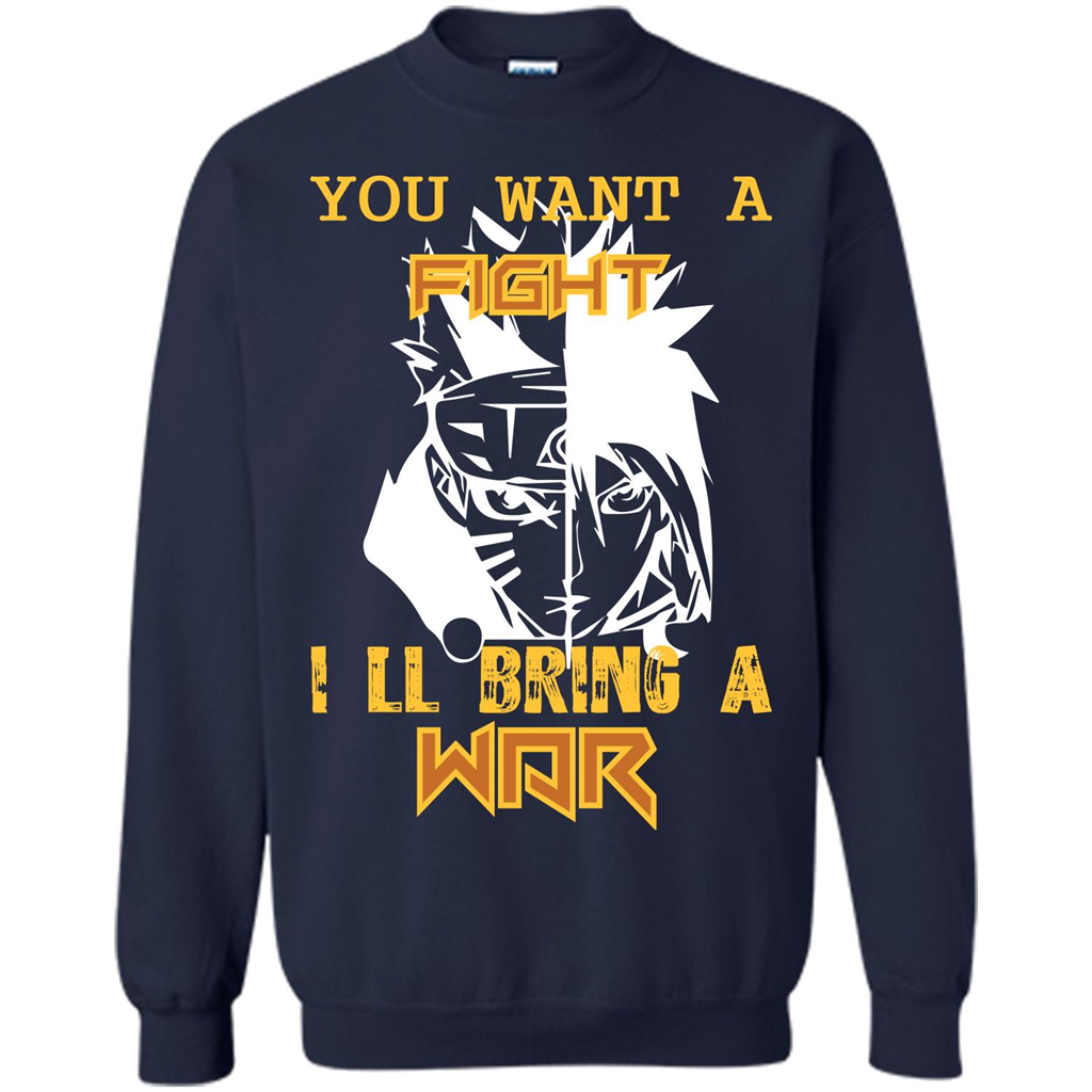 Movie T-shirt You Want A Fight I_Ñéll Bring A War Navy