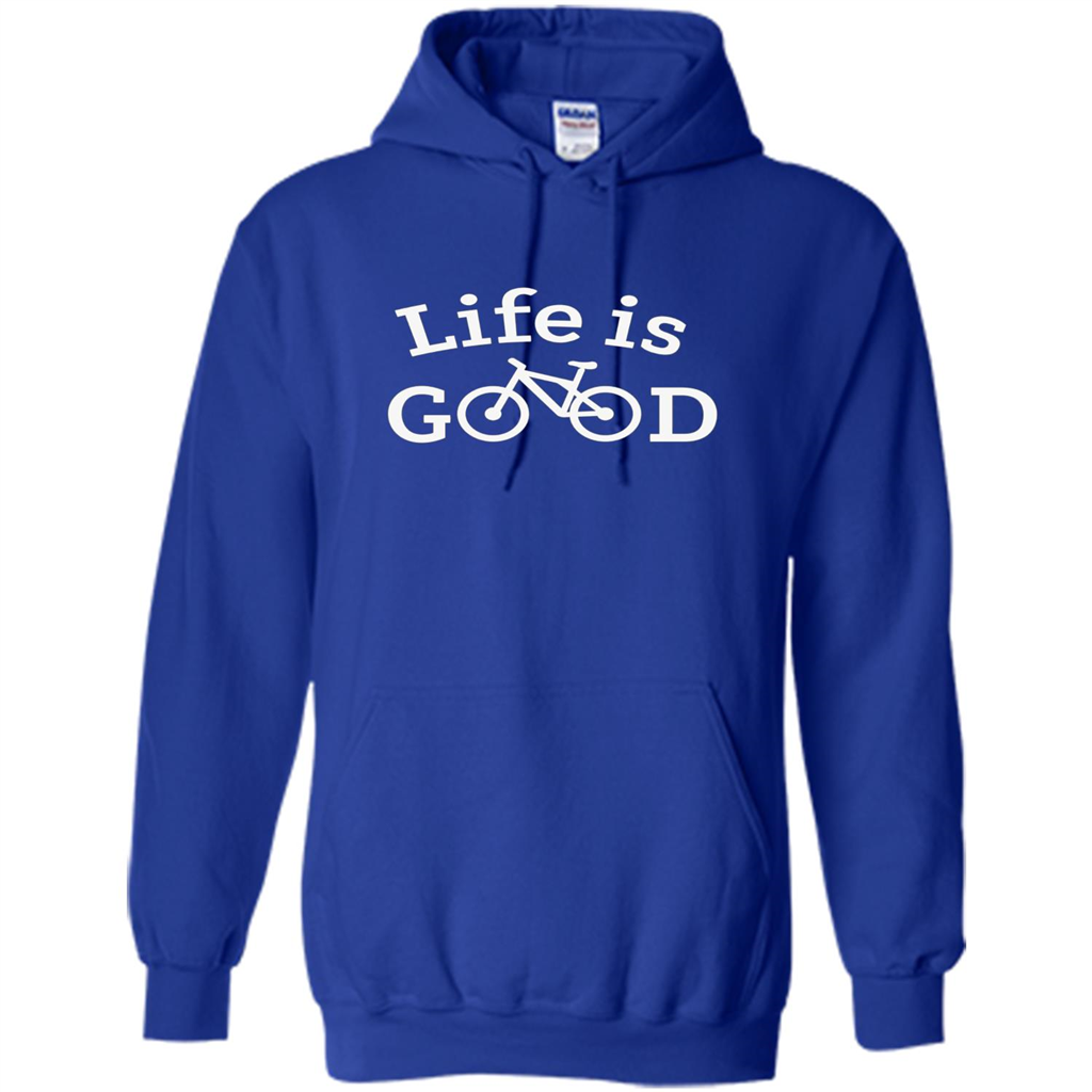 Bicycle T-shirt Life Is Good Royal