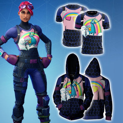 Fortnite Brite Bomber Skin Unisex 3D T-shirt