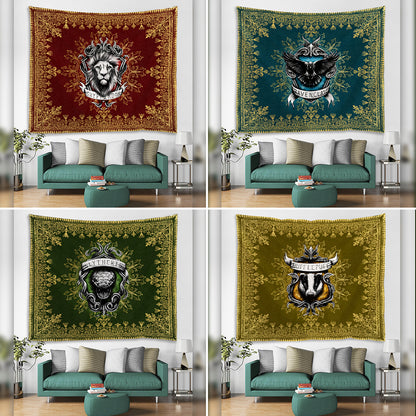 Mandala The Hufflepuff Badger Harry Potter 3D Tapestry