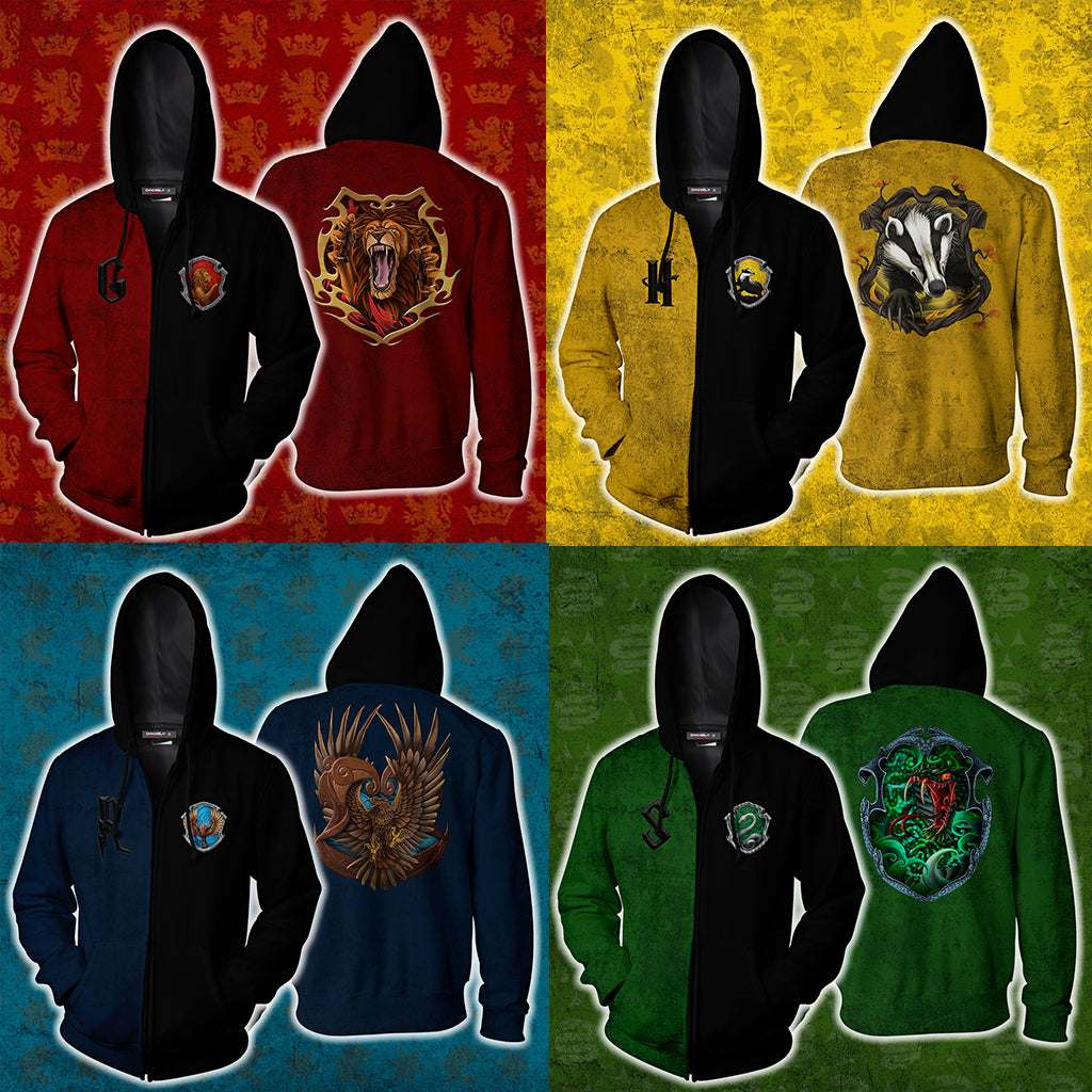 A Ravenclaw Figure Out A Solution Where No One Dies Harry Potter Zip Up Hoodie