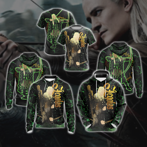 Lord Of The Ring - Legolas Unisex Zip Up Hoodie