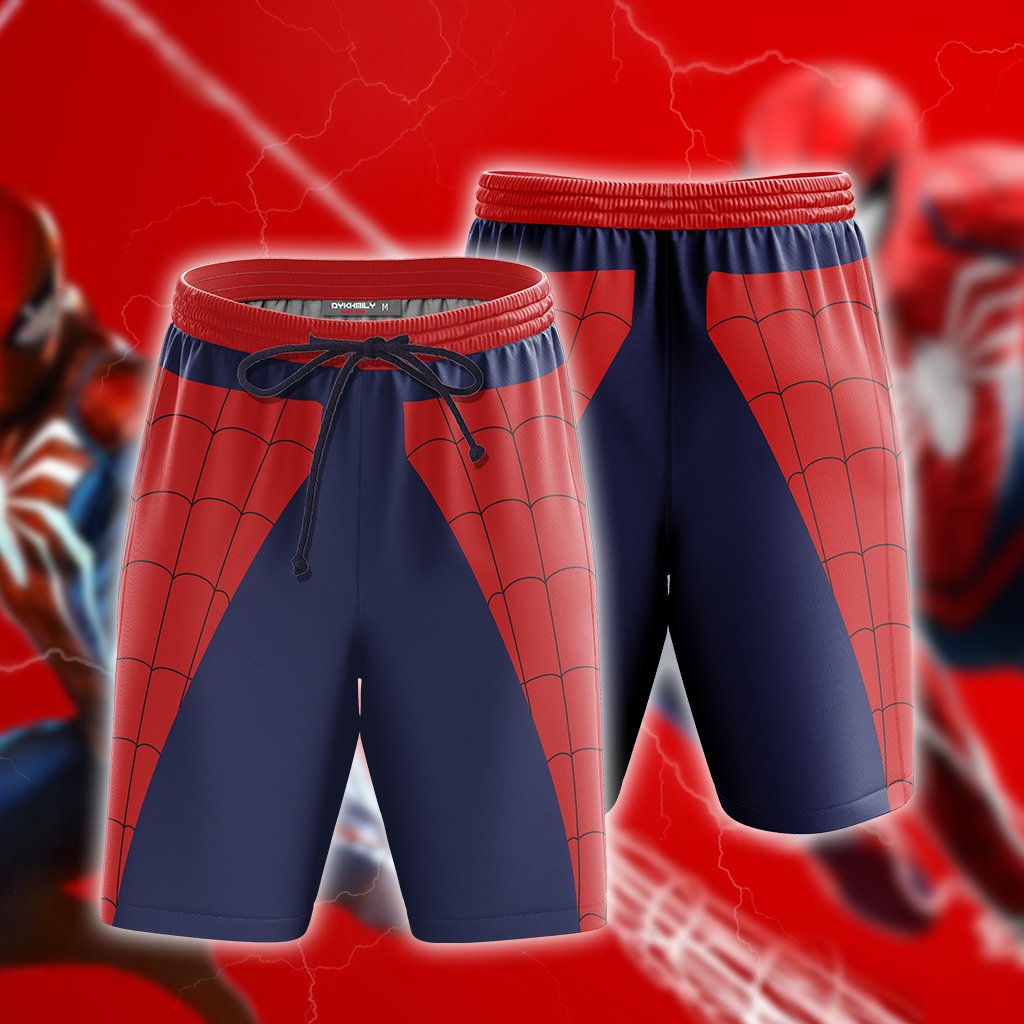 Spider-Man Cosplay PS4 New Look Beach Short