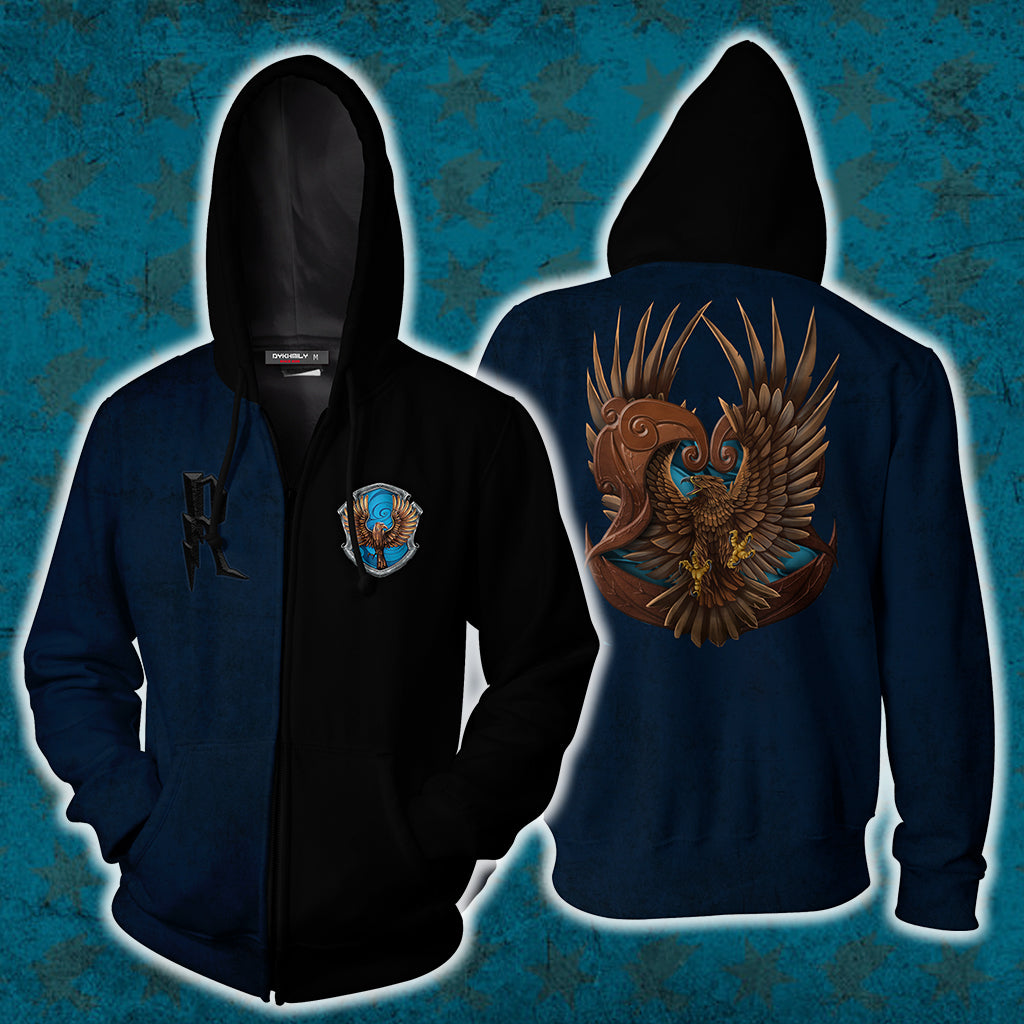 A Ravenclaw Figure Out A Solution Where No One Dies Harry Potter Zip Up Hoodie