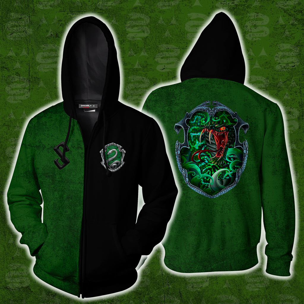 A Slytherin Would Kill For You Harry Potter Zip Up Hoodie 4XL