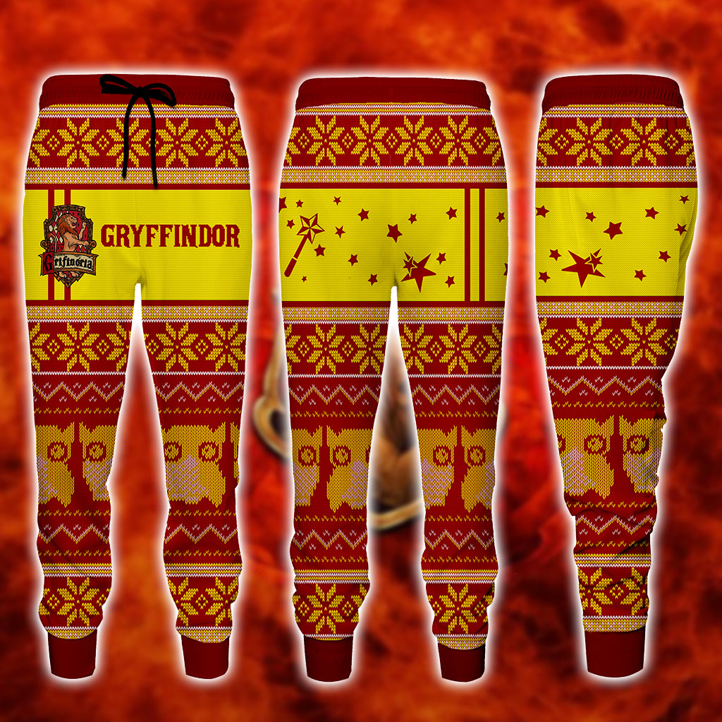 Gryffindor Harry Potter Ugly Christmas Jogging Pants