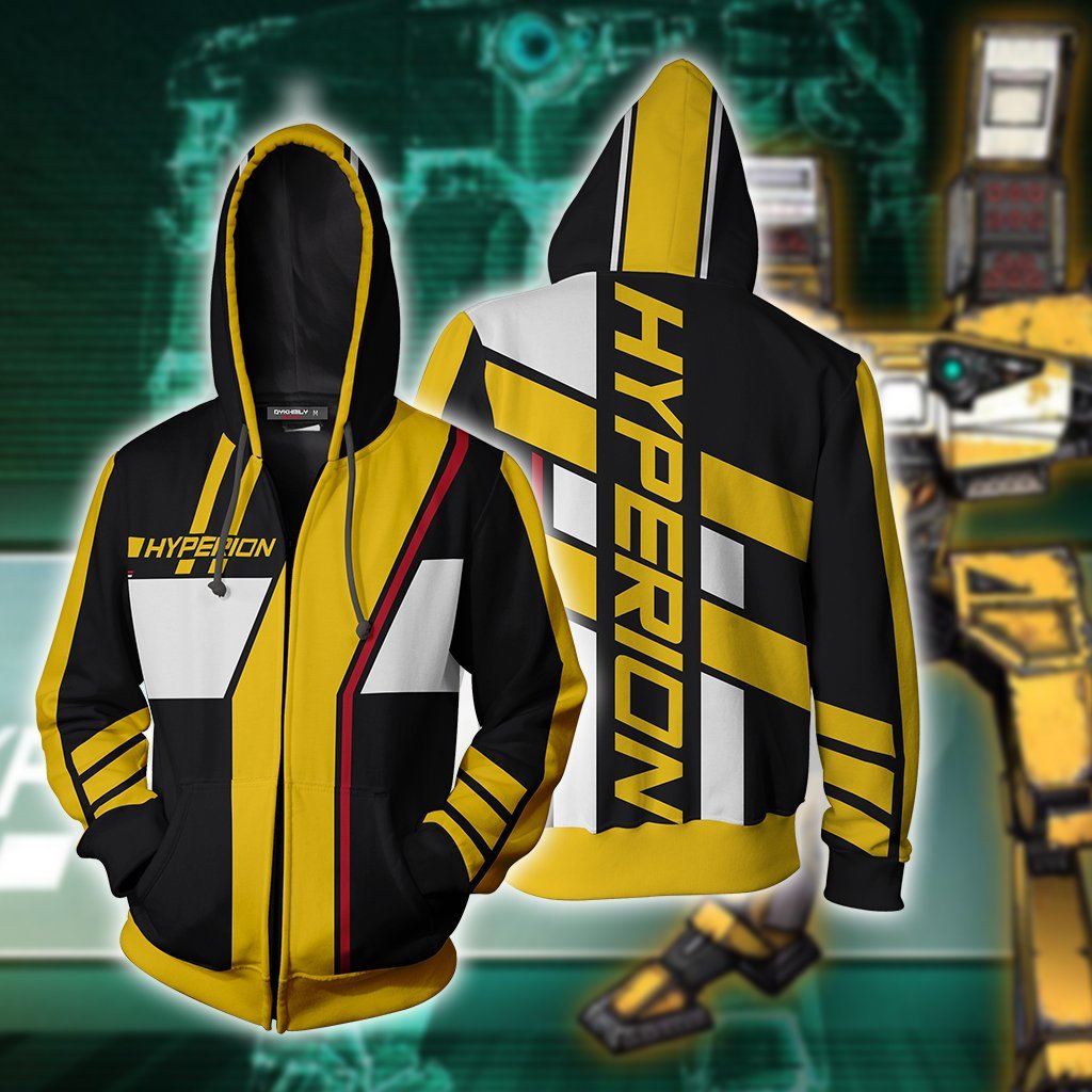 Borderlands Hyperion Zip Up Hoodie T-shirt Zip Hoodie