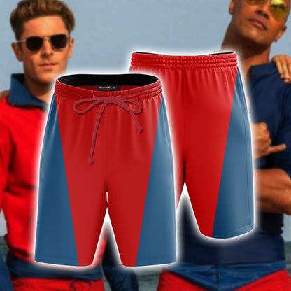 Baywatch Cosplay Beach Shorts Version 1