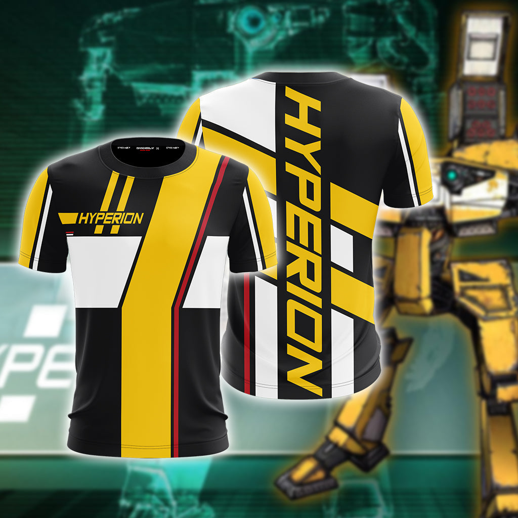 Borderlands Hyperion Zip Up Hoodie T-shirt T-shirt