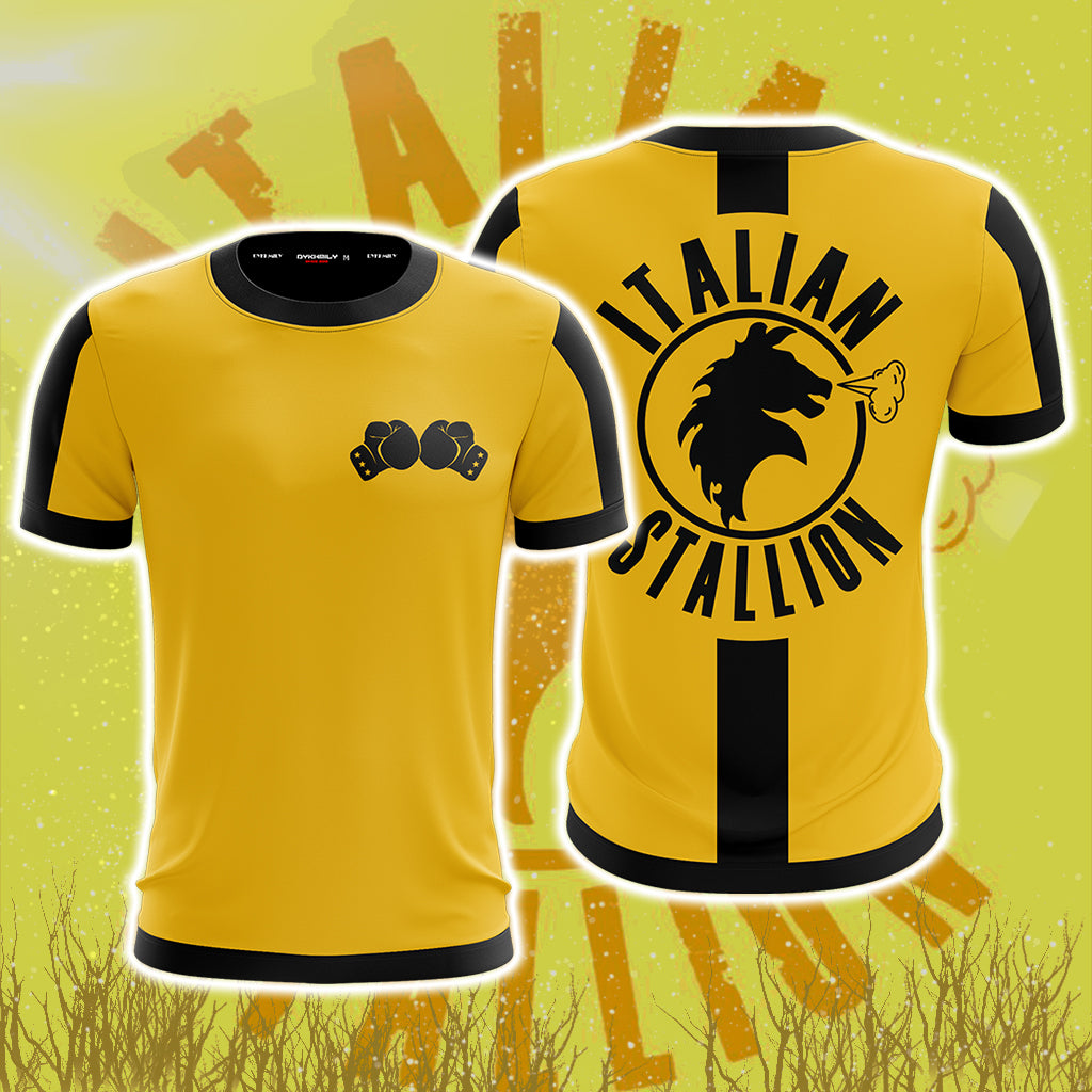 Rocky Balboa Italian Stallion Logo Unisex 3D T-shirt T-shirt