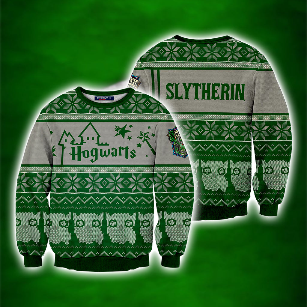 Slytherin Harry Potter Ugly Christmas 3D Sweater