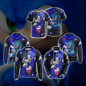 Sonic the Hedgehog New Style Unisex 3D Hoodie