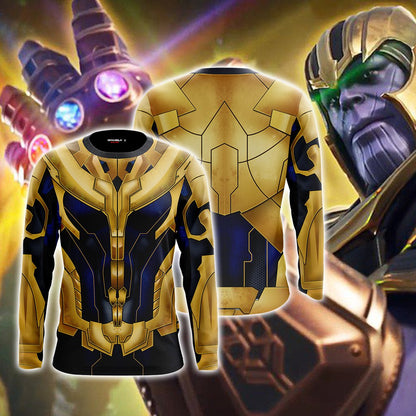 Thanos Cosplay 3D Long Sleeve Shirt 2XL