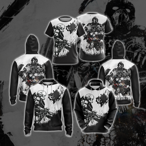 Gear Of War New Look Unisex 3D Hoodie