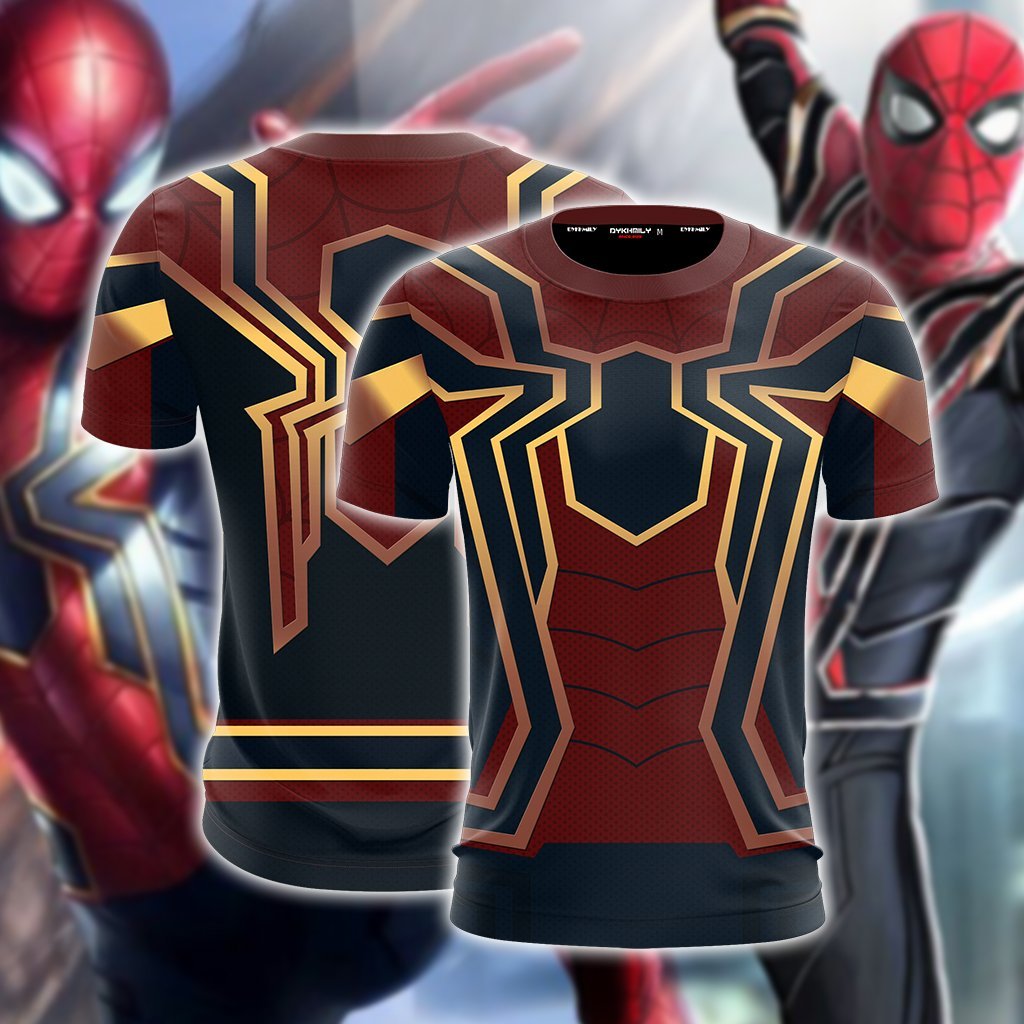 Spider-man: Homecoming Iron Spider Cosplay Unisex 3D T-shirt