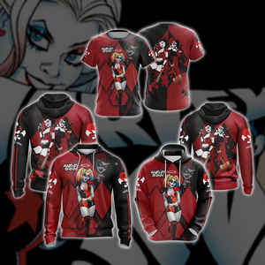 Harley Quinn - Old And New Style Unisex 3D Hoodie