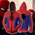 Spider-Man: Into the Spider-Verse Peter Parker Cosplay Zip Up Hoodie Jacket