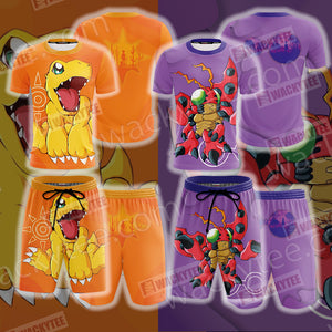 Digimon Agumon Unisex Beach Shorts