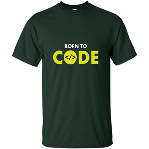 Tshirt for Programmers Born To Code Design Developer