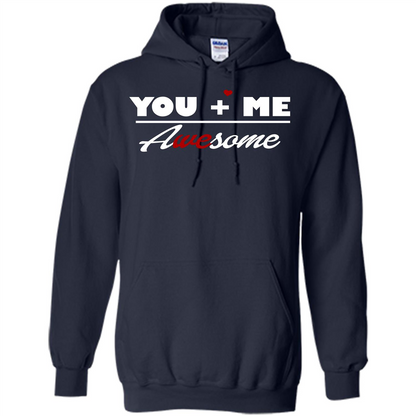 Love T-shirt You and Me Awesome Navy