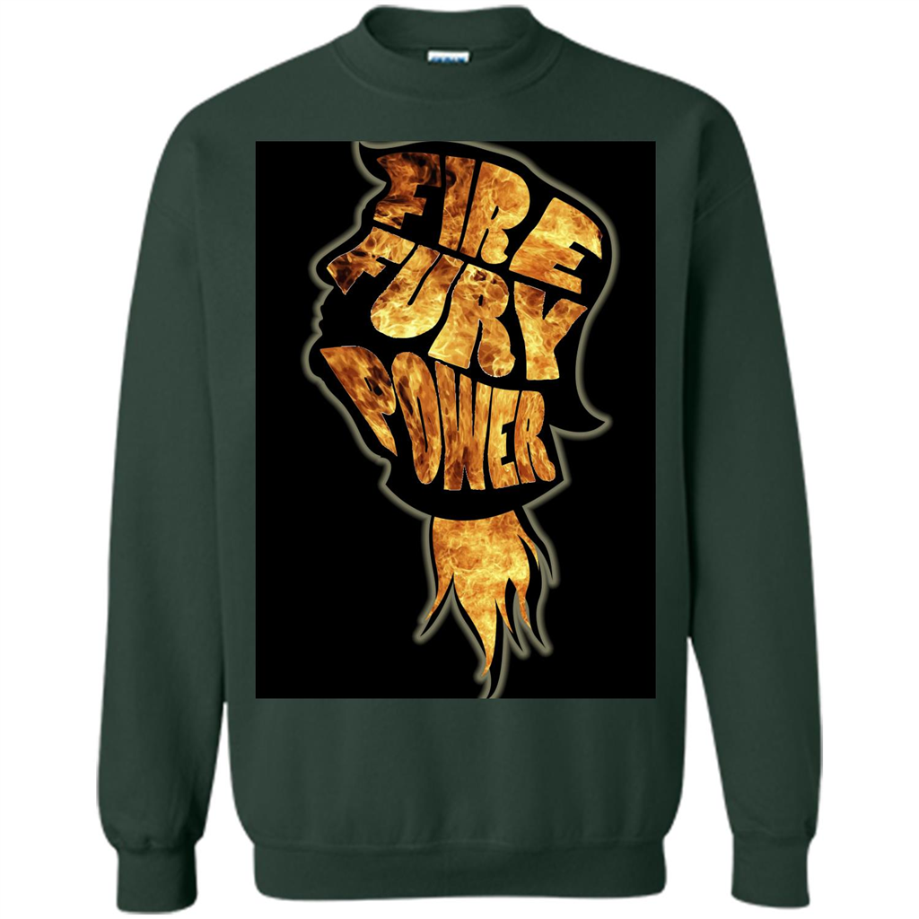 Fire Fury Power T-shirt Forest Green
