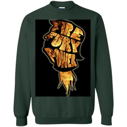 Fire Fury Power T-shirt Forest Green