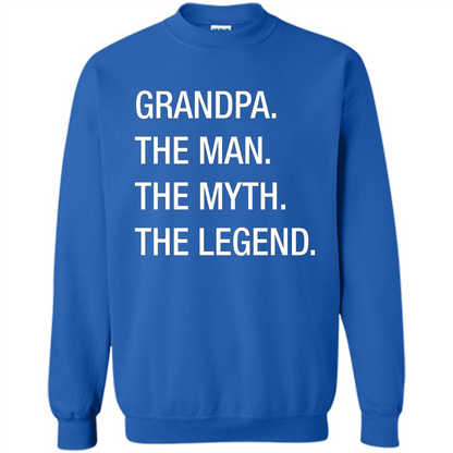 Grandpa The Man The Myth The Legend T-shirt Royal