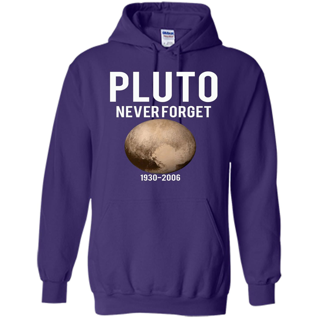 Funny Pluto Never Forget 1930-2006 T-shirt Purple