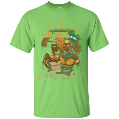 Family T-shirt Grandma Granddaughter Best Team Ever T-shirt