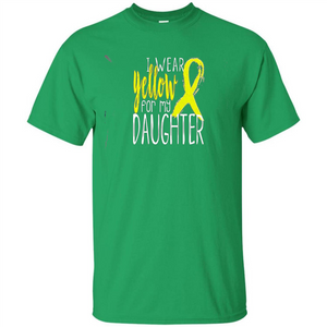 I Wear Yellow Ribbon For My Daughter T-shirt