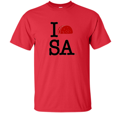 I Taco SA T-Shirt (San Antonio, TX) shirt Red