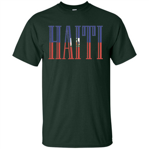 Haiti T Shirt Flag Of Haiti