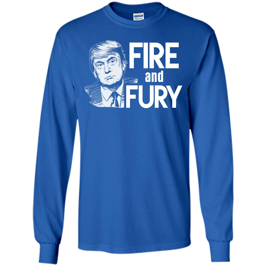 American T-shirt Fire And Fury Royal