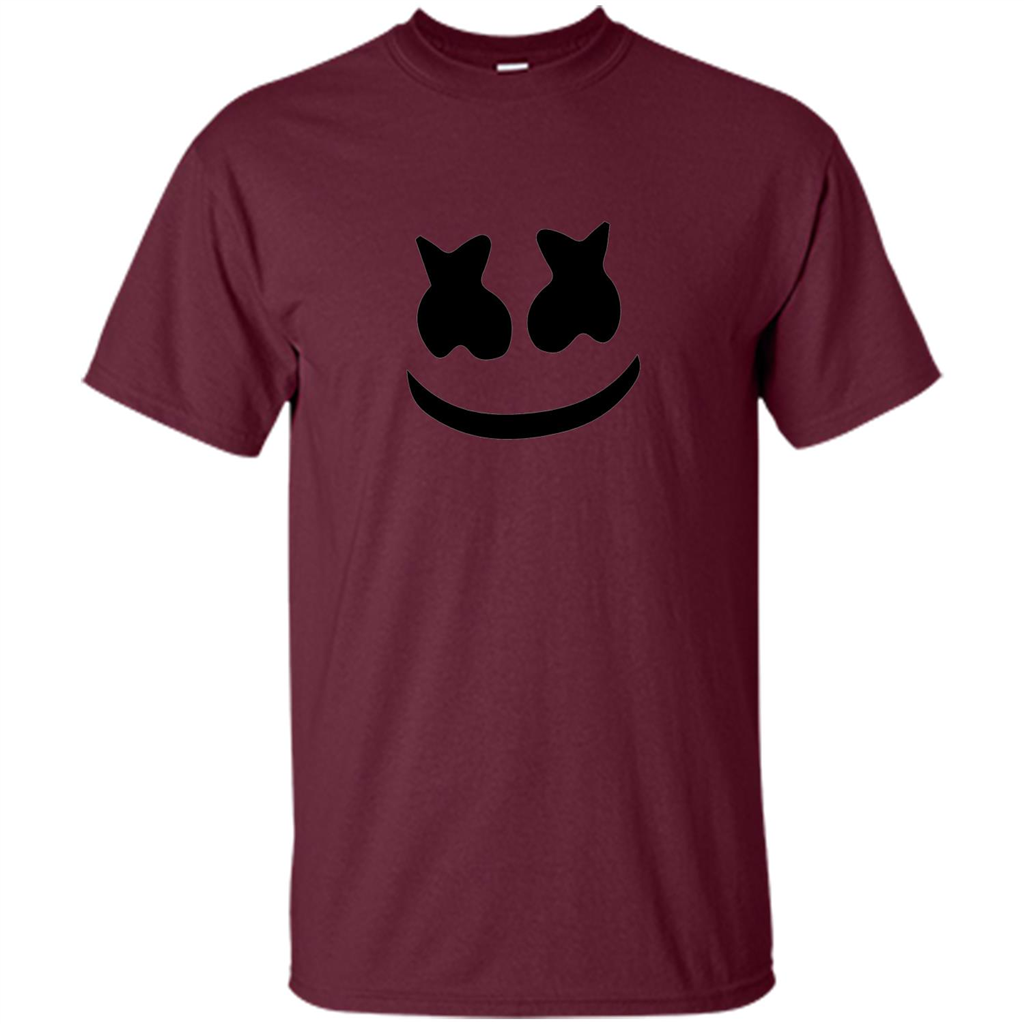 Mello Smile - Simple Design T-shirt Maroon
