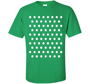 Black and white polka dot tee t shirt shirt